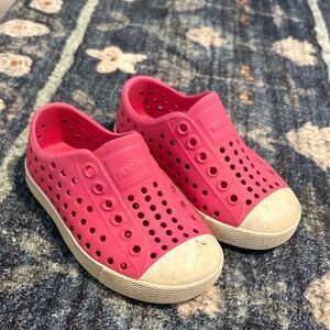 Pink Native shoes